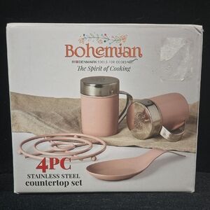 Stainless Steel Countertop Set - Pink NWT